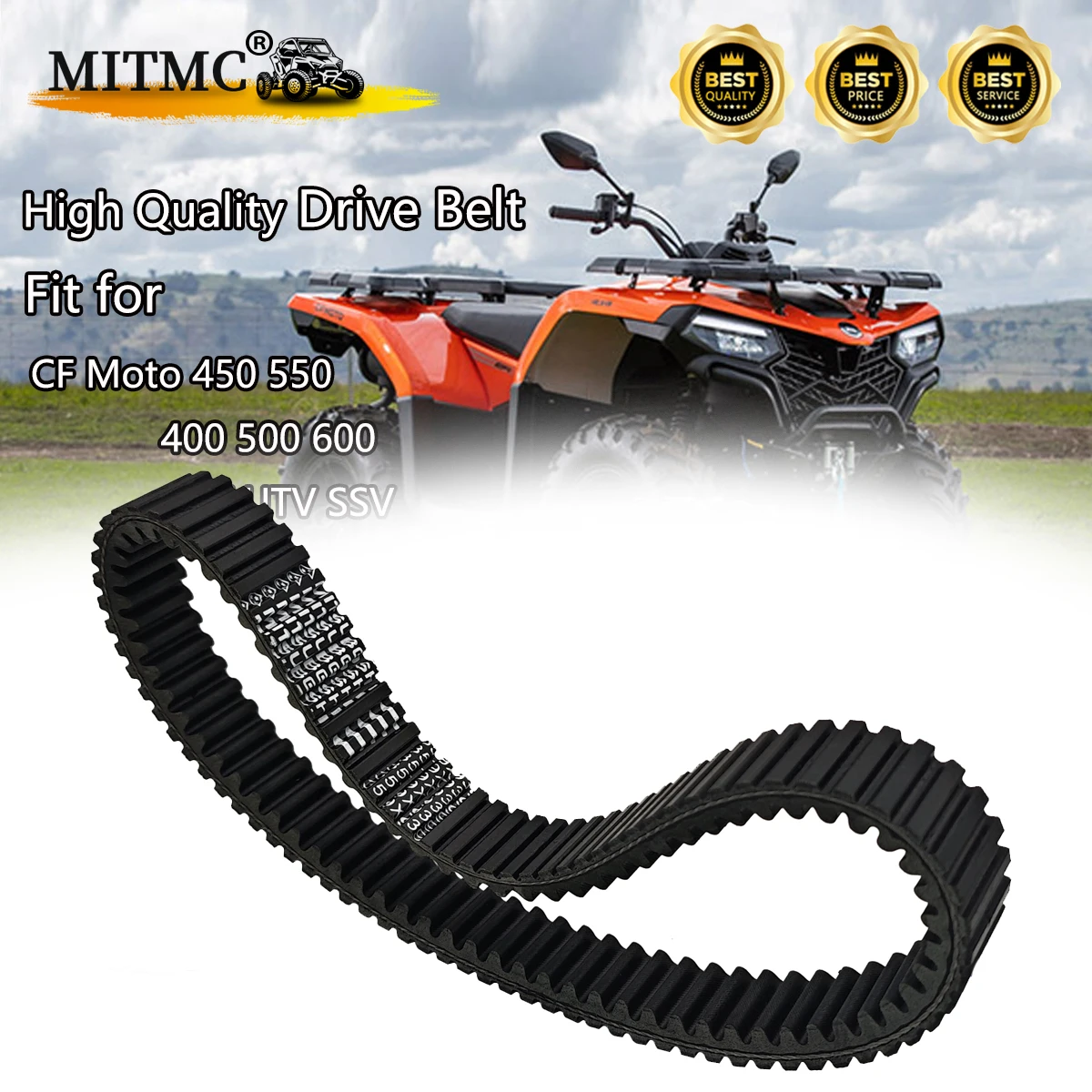 

РЕМЕНЬ ДЛЯ CF ATV UTV MOTO 450 500 520 550 600 Номер детали 0180- 055000 -0004 Размер 35,9*939