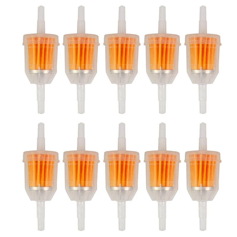 

Gas/Fuel Filter Lawn Mower 10pcs Inline Small Engine Auto Motorcycle Oil Filt Inner Filters Pipes Motorcycle Equipments Parts