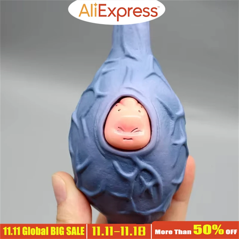 Фото Dragon Ball Z Фигурка Majin Buu Фигурка Dragon Fruit Pitaya Boo Demon Egg Аниме Фигурка 13 см Статуя из ПВХ Модель Кукла Декор Игрушка в подарок №3
