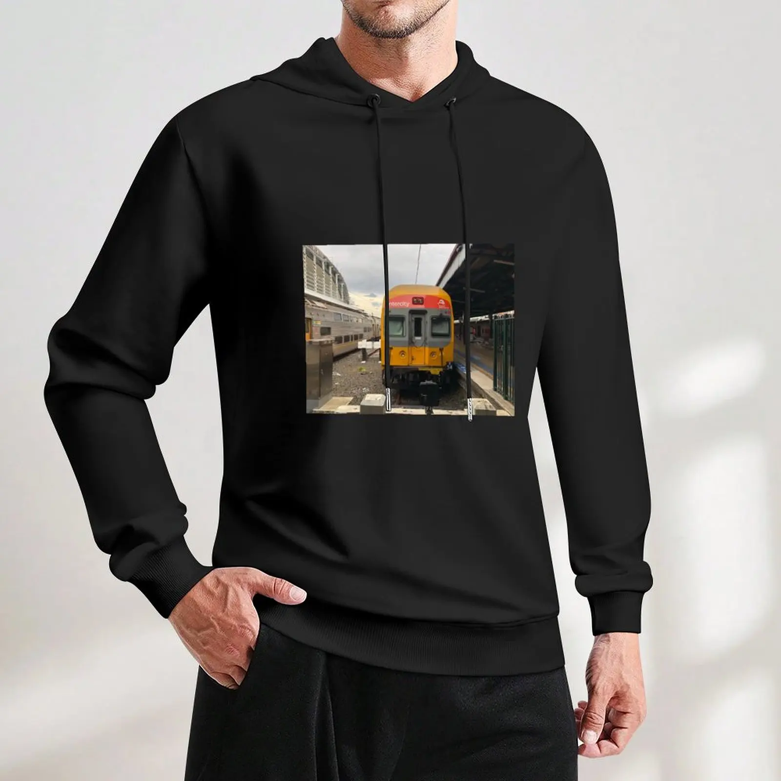 NSW TrainLink InterCity V Set at Central Station пуловер с капюшоном для мужчин носят уличная мужская