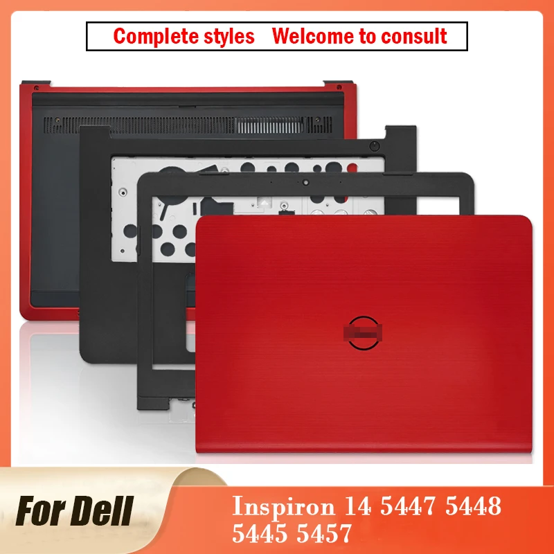 

NEW Original For Dell Inspiron 14 5447 5448 5445 5457 LCD Back Cover/Front Bezel/Palmrest/Bottom Case Bottom cover Red 5447 5448