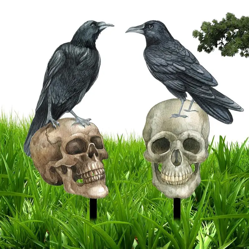 

Skeleton Stakes Acrylic Decoration For Garden Skull Garden Patio Lawn Yard Stake Outdoor Garden Decoration For Garden Patio Lawn