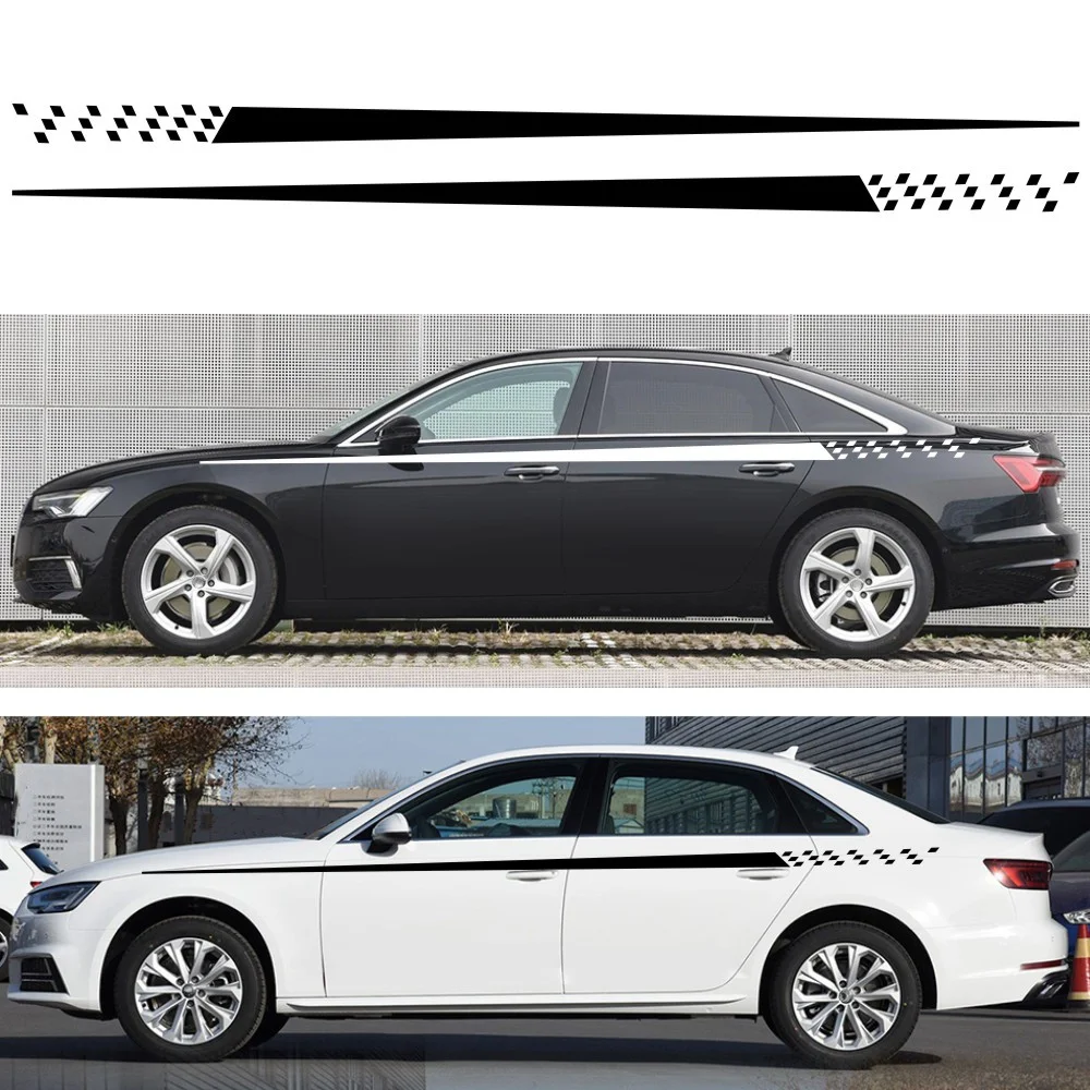 2 шт. Стикеры для боковой юбки автомобиля Ford Focus MK2 MK3