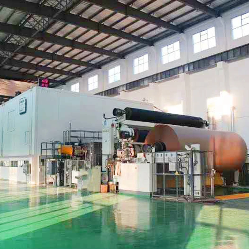 Машина для производства гофрированного картона Однофачная 5-слойная линия по