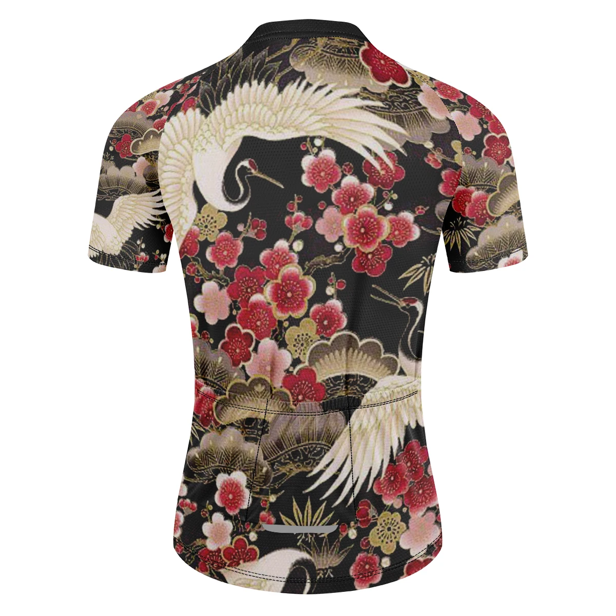 Новинка лета 2024 Белый свитшот с изображением журавля и цветов подходит для