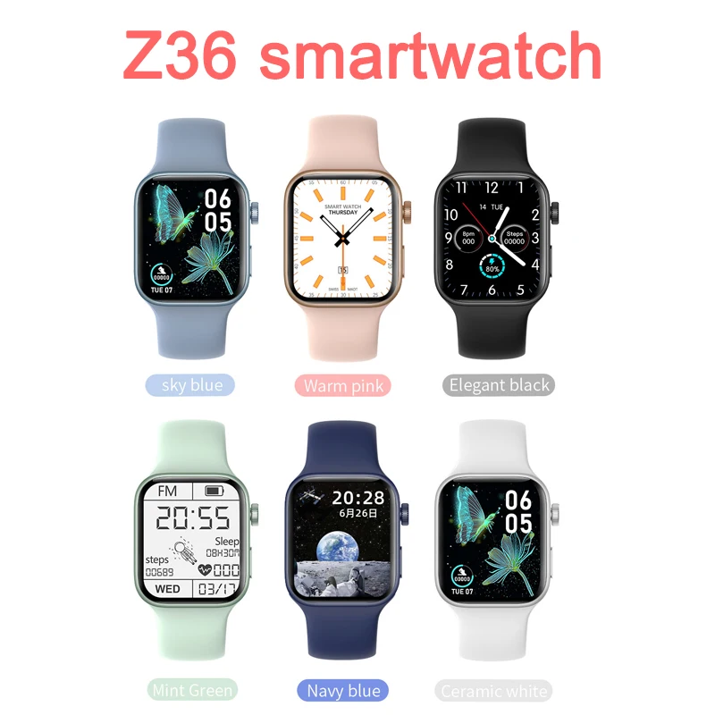

Original Z36 Smartwatch 1.75inch Bluetooth Full Touch Screen Waterproof Sleep Monitor Call Reminder Fitness Heart Rate