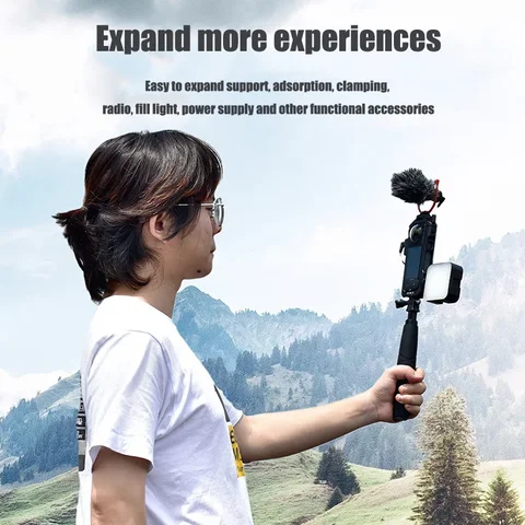 Металлическая защитная клетка для кроликов на открытом воздухе, расширительная рамка, чехол, аксессуары для Insta360 X3/X4, улучшающая стабильность, долговечность, подарок