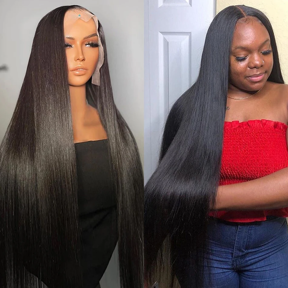 

Парик на сетке спереди 13x4 13x 6, бразильские прозрачные прямые человеческие волосы, парики без повреждений, парики на сетке 4x4, предварительно выщипанные