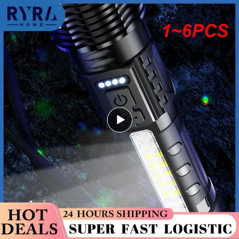 

1 ~ 6 шт., высокомощные светодиодные фонарики 24 Вт