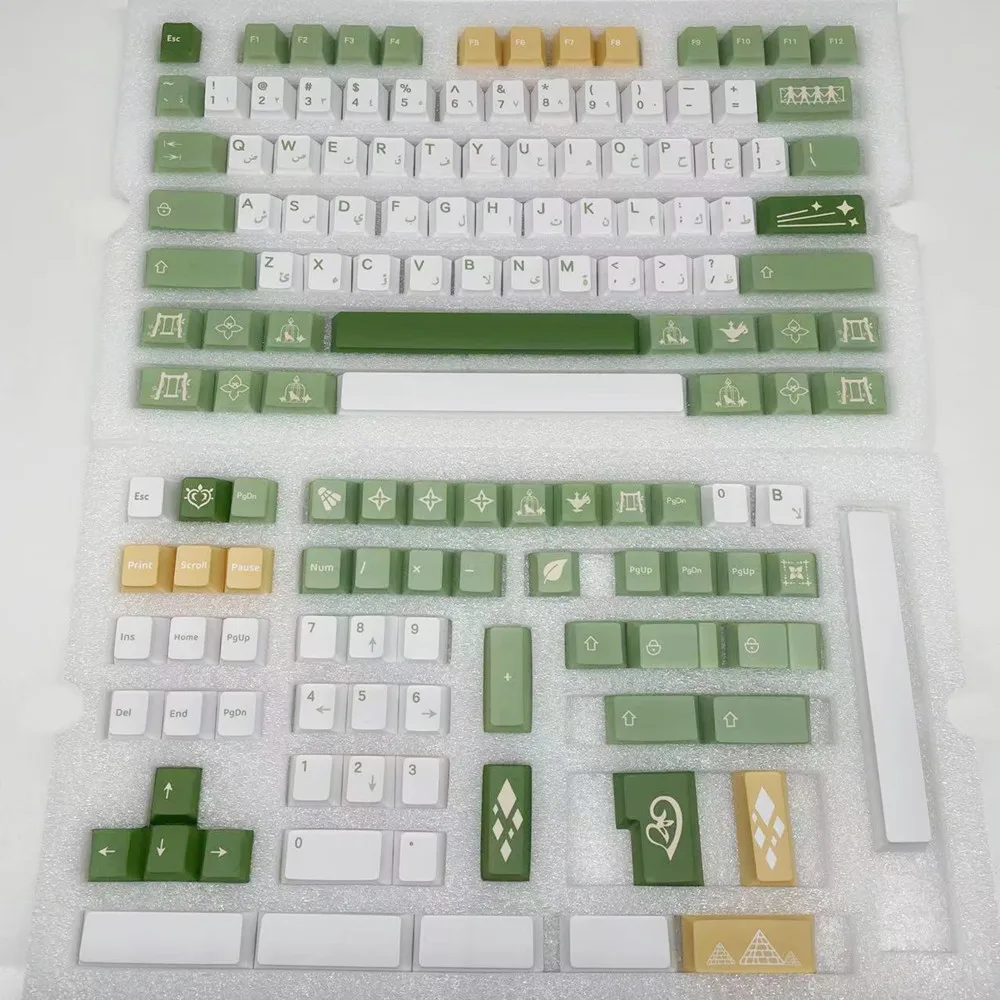 

140 клавиш трава молоко зеленая Nassida Keycap пользовательский дизайн Вишневый профиль краситель Sub для GH60 GK61 64 68 75 82 84 96 104 108 клавиатура