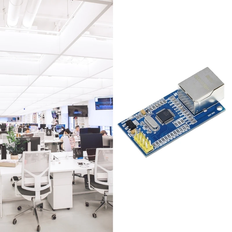 USR-ES1 W5500 SPI в LAN Ethernet сетевой модуль конвертер TCP IP 51/STM32 интерфейс W5100 для Arduino Прямая