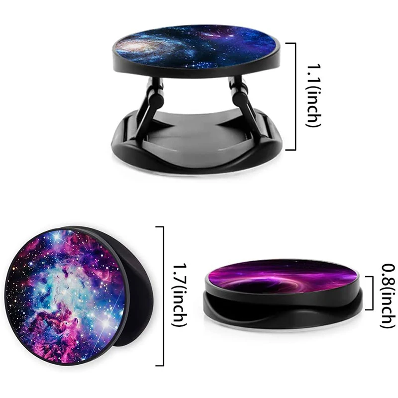 Finger Ring Mobile Phone Socket Stand Holder For iPhone XS Huawei Samsung Universal Round Phone Ring holder Car Mount Stand images - 6
