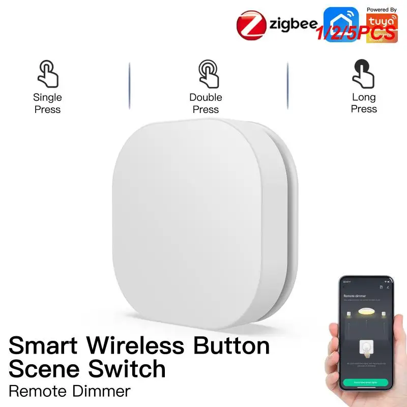 

1/2/5 шт. Кнопка Tuya, сценический переключатель, сценическое соединение, умный переключатель с питанием от батареи, автоматизация, работа с умным режимом