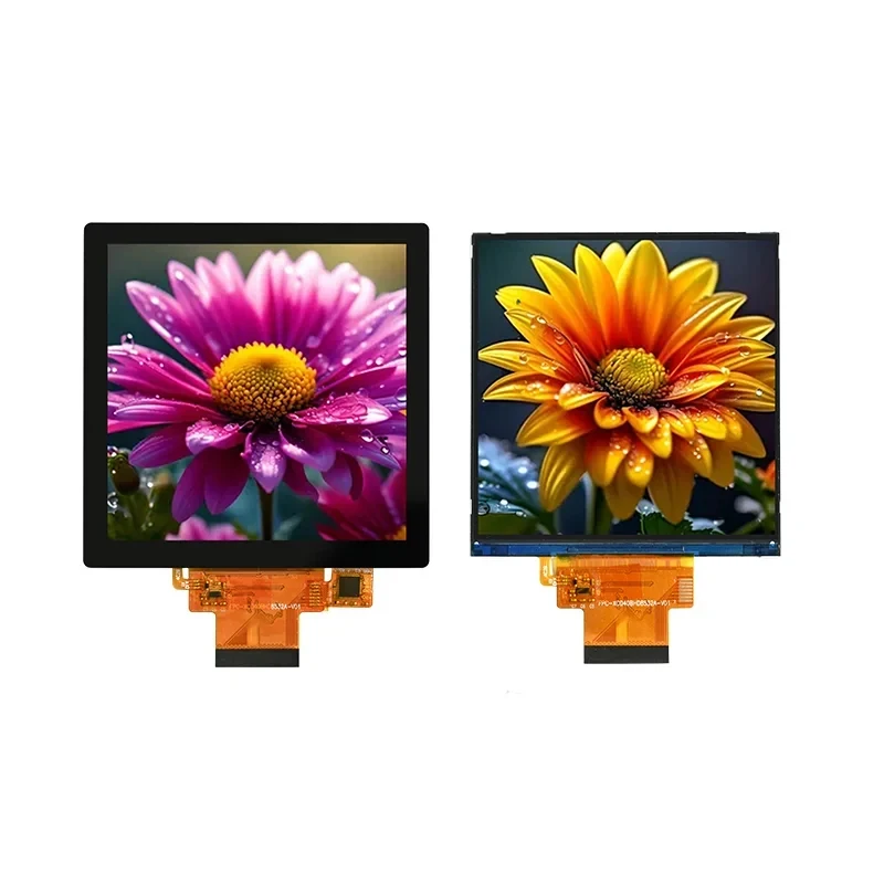 Фото 4,0-дюймовый IPS LCD-экран с разрешением 720x720, квадратный экран, драйвер NV3052CGRB, интерфейс RGB, 40-контактный емкостный дисплей №2