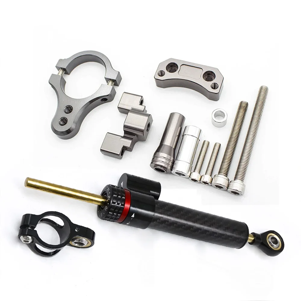 

Рулевой демпфер для скутера Kugo G-booster, стабилизатор мотоцикла с ЧПУ, рулевой демпфер, 50 мм, зажим, монтажный кронштейн, комплект поддержки