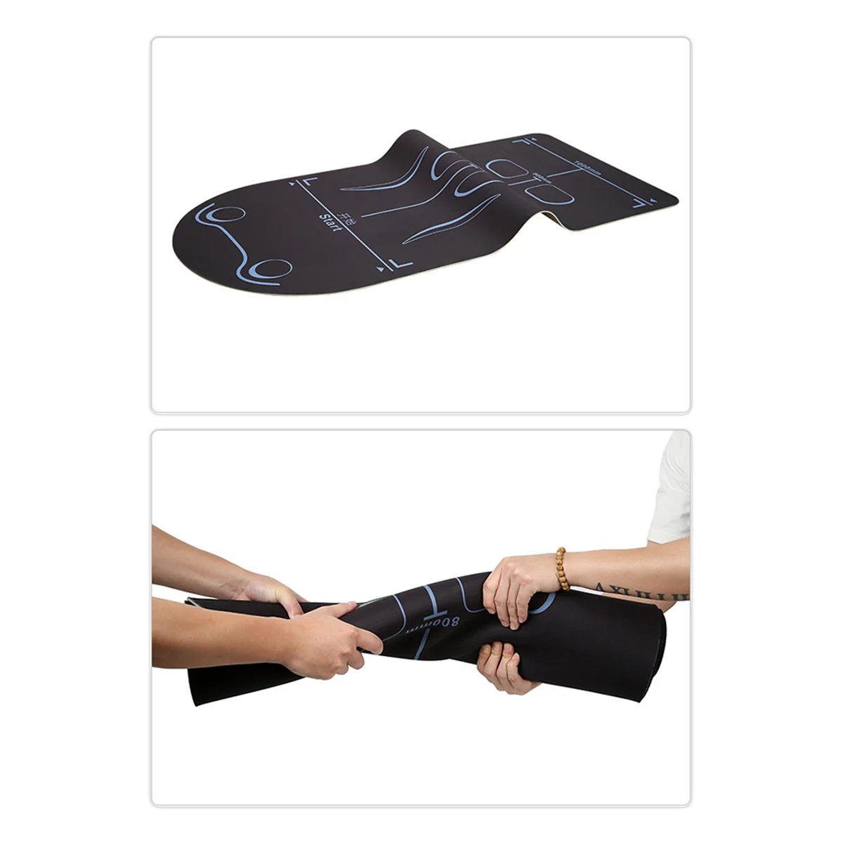 Коврик для упражнений Ab Roller Wheel нескользящий коврик колена живота напольный