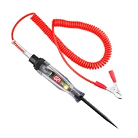 automotive test 3 to 70v dc circuit tester heavy duty voltage tester pen with led digital display extended spring wire abs