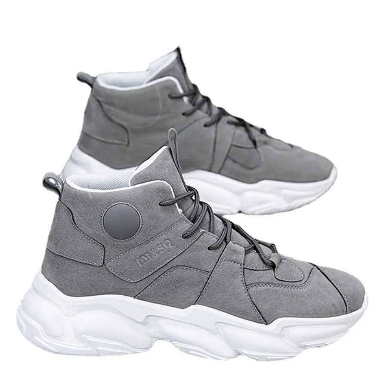 

Sneakers Men High Top Shoes Wild Casual Sports Male Tides Tenis Shoes NEW Outdoor Breathable Training Trainers spring winter