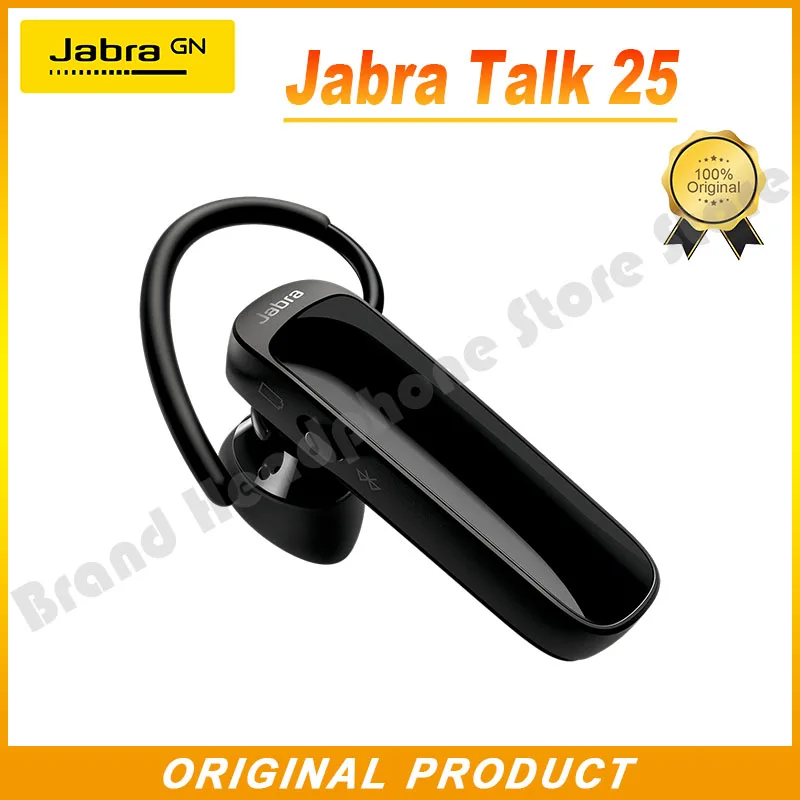

Оригинальная Беспроводная Bluetooth-гарнитура Jabra Talk 25 для HD-звонков и режима «свободные руки», наушники с микрофоном, потоковая мультимедийная ...