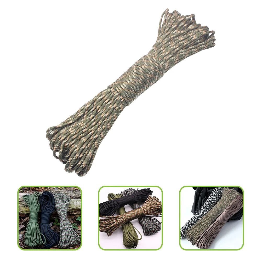 

Rope Safety Cord Tent Camping Ropes Hiking Climbing Outdoor Diy Portable Resistant Wear Sturdy Rappelling Escapeguide Guy