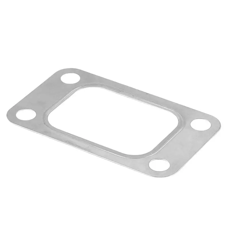 

Portable T3 T35 T38 GT35 GT35R Turbo Turbine Inlet Manifold Gasket 304 Stainless Steel T3 Turbo Gaskets With 4 Holes