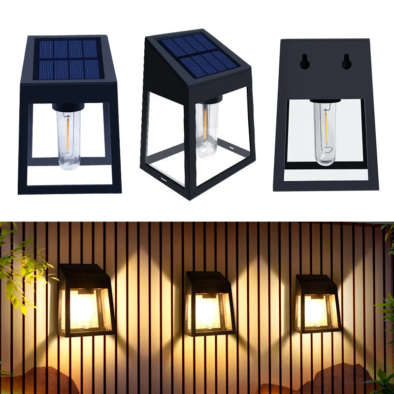 

Solar Outdoor Garden Light Sunlight Wall Lamp Home Villa Balcony Wall Light Terrace Decorative Atmosphere Lights Energy Saving