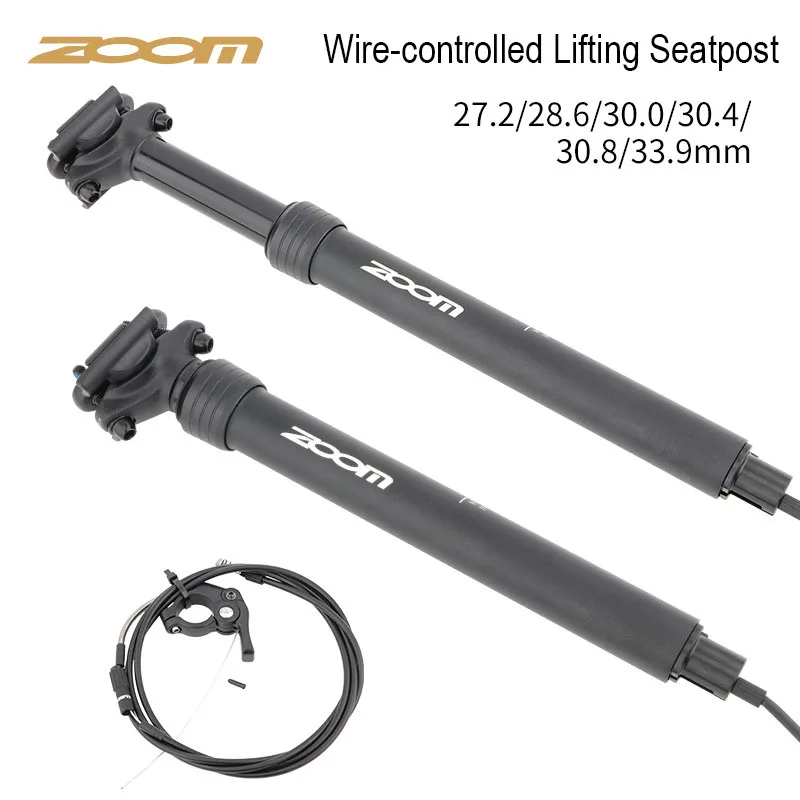 Dropper Seatpost Hydraulic Lifting Innternal Wire 80mm Stroke 27.2 28.6 30.8 31.6mm 33.9mm Mountain Bike Seat Post