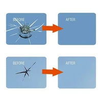 5x car windshield glass scratches repair tool kit liquid blade cured film auto scratch crack diy windscreen repair glue kit