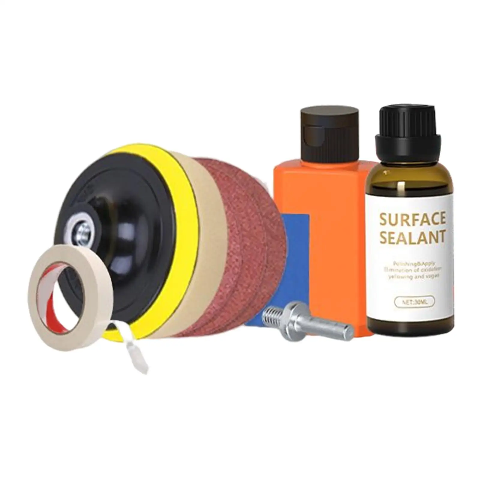 

Car Headlight Lens Restoration Repair Kit and Protect Headlights Cleaning Tool for Lampshade Scratches Yellowing