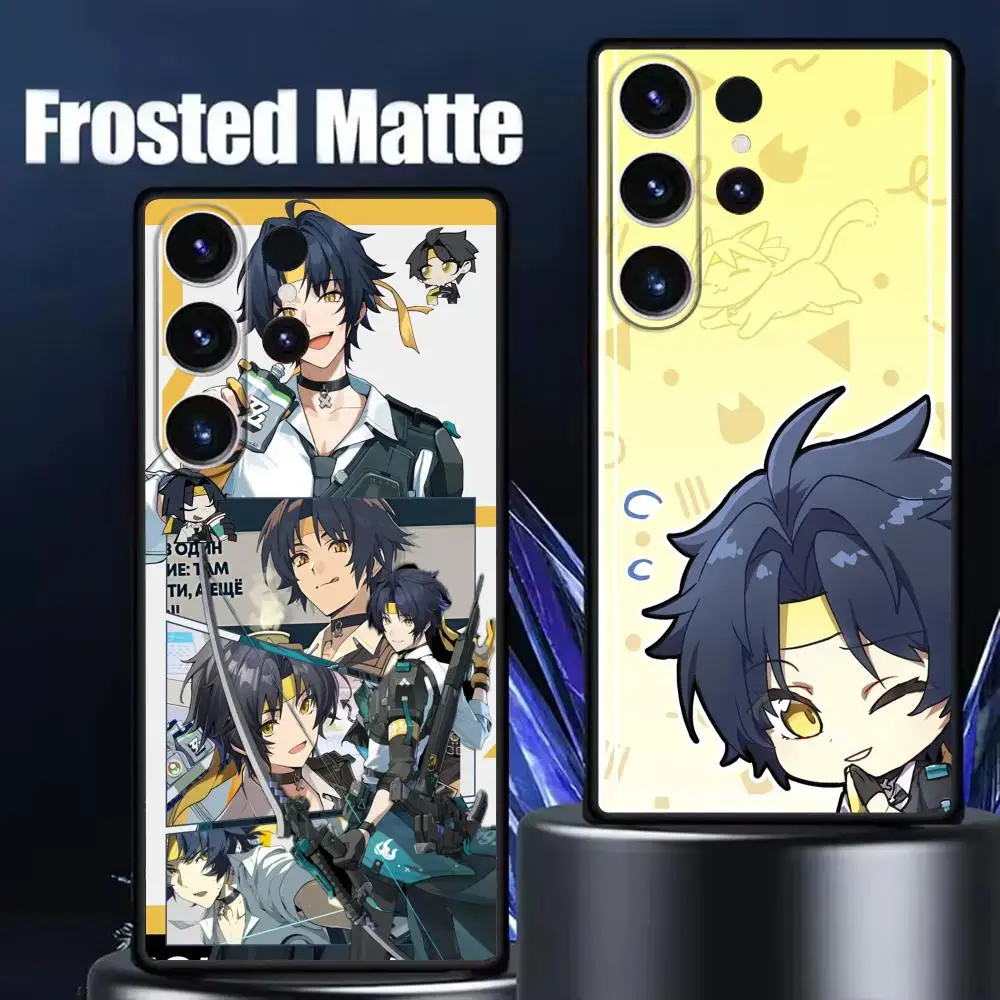 Фото Чехол для телефона Hot Game ZZZ Asaba Harumasa для Samsung Galaxy S26 S25 S24 S23 S22 S21 Plus Ultra Note20, мягкий, черный №2