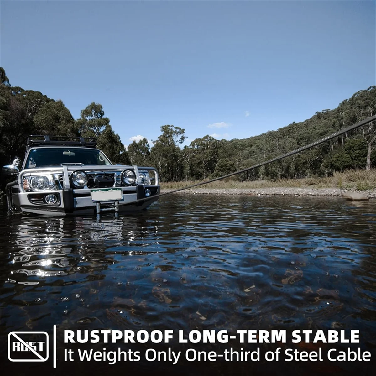 Комплект синтетических лебедок крюк лебедки тяговый ремень красный для наружной