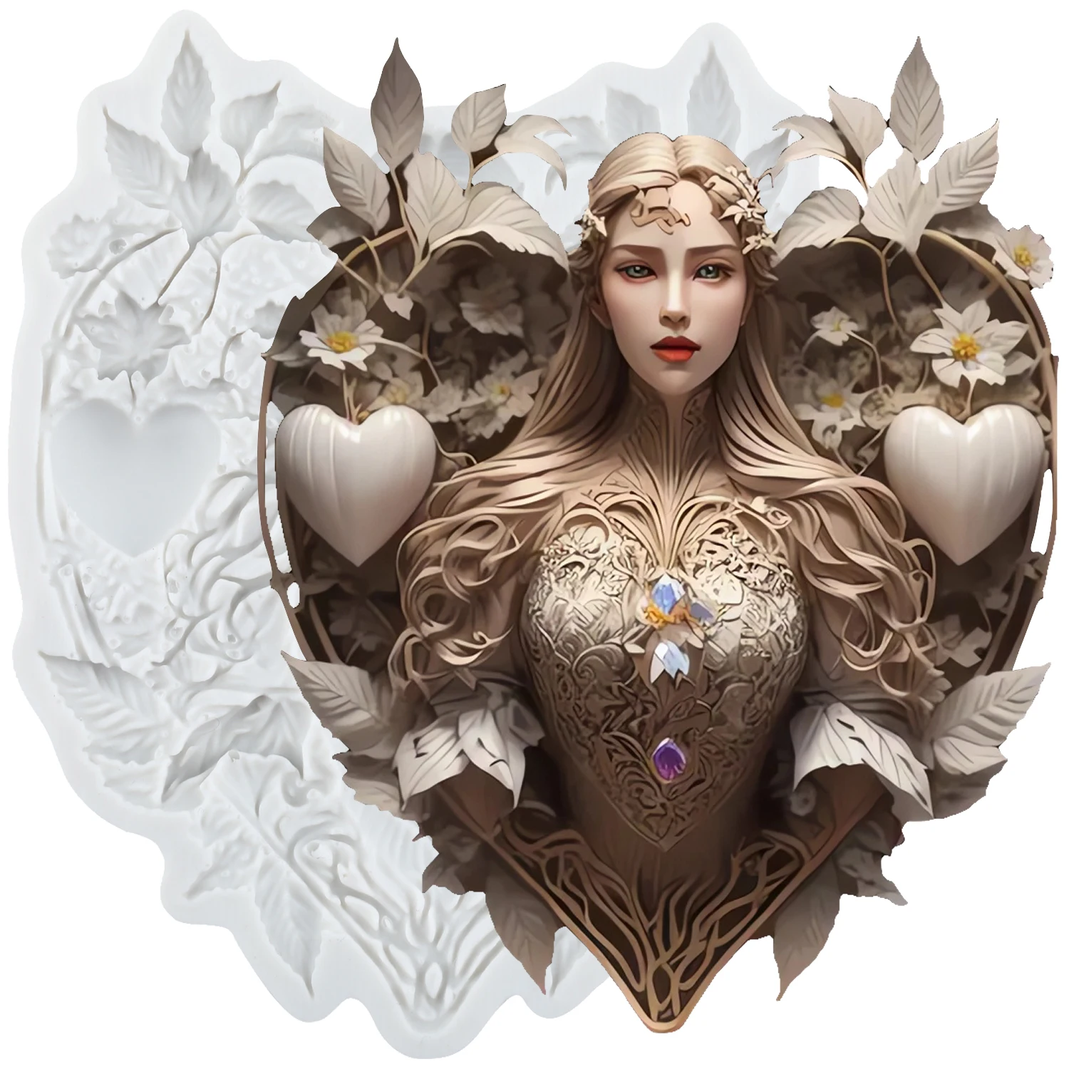 

Силиконовые формы для торта Mujiang Flower Lady