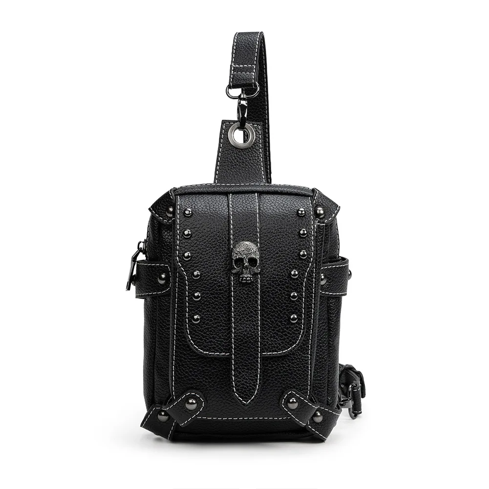 

Z-WIN European and American foreign trade steampunk shoulder messenger bag women's motorcycle mobile phone wallet armpit bag