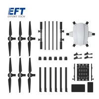 eft x6100 quality assured military drone 6 axis aircraft frame e5 motor set uav accessories used for drone license