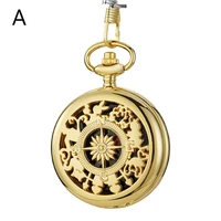 Multifunctional Pocket Retro Watch Flip With Survival Compass 6