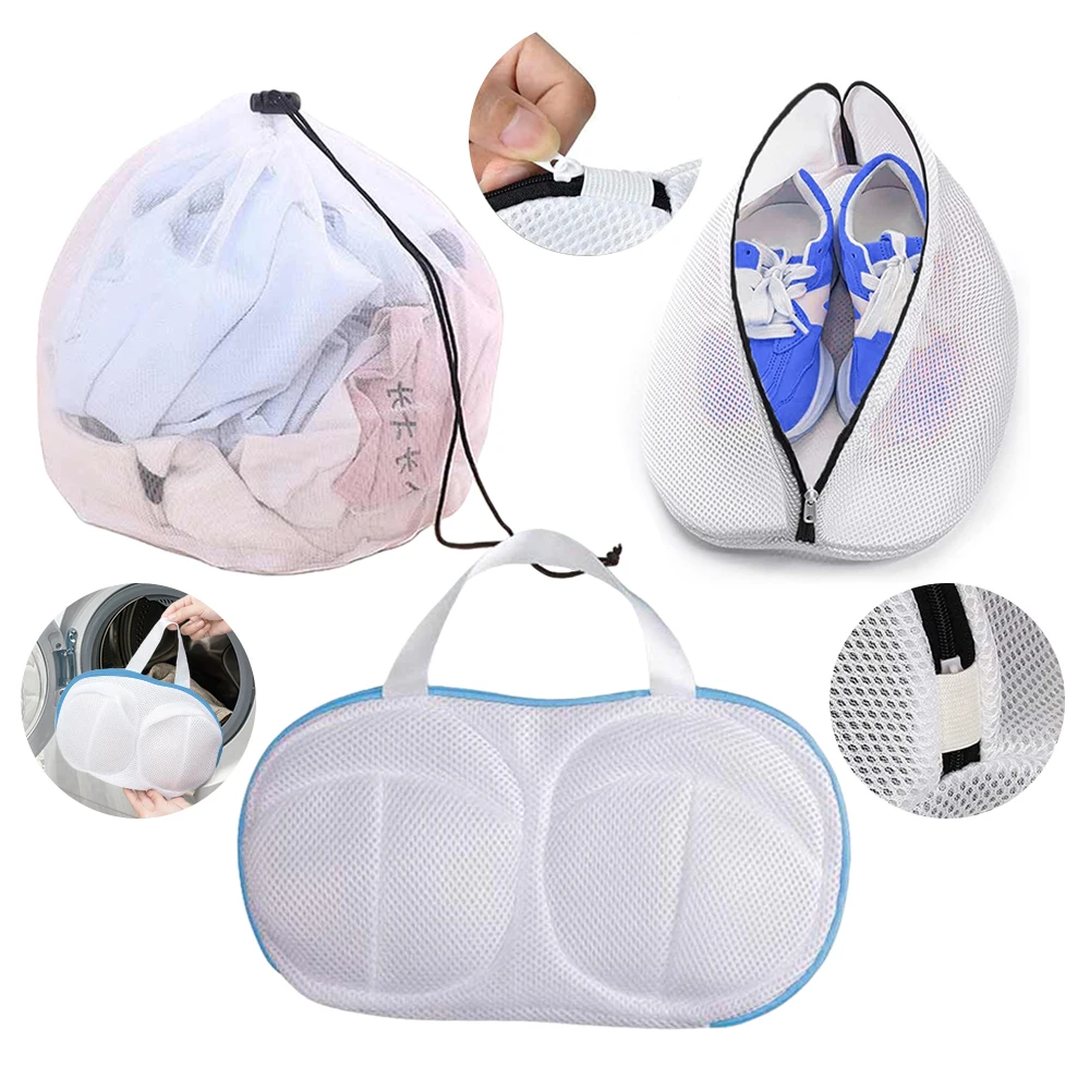 

Underwear laundry bag Household Washing Sweater Net Pocket Polyester Laundry Wash Bags Woman Bra Clothes care accessories