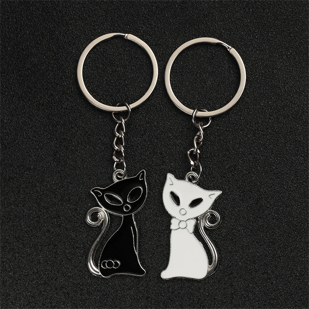2 шт. брелки для ключей в виде кошки