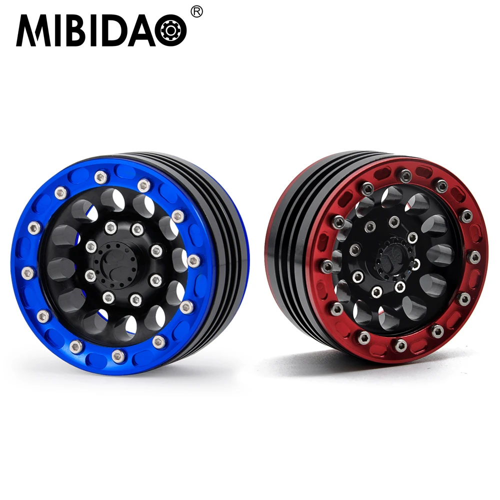 

Колесные диски Mibidao, 1,9 дюйма, сплав, металл, бусина, колесные диски, ступицы для AXIAL SCX10 CC01 D90 TRX-4 1/10, радиоуправляемая модель