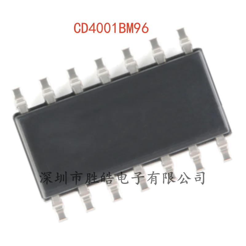 

(10PCS) NEW CD4001BM96 4001BM96 CMOS Quad 2-Input or Non-Gate Logic Chip SOIC-14 CD4001BM96 Integrated Circuit