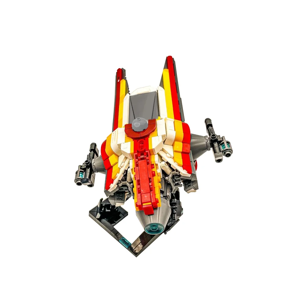 MOC Ayy Gida's M52X Starfighter Building Block U Wing Fighter Модель сращивания DIY Образовательная игрушка