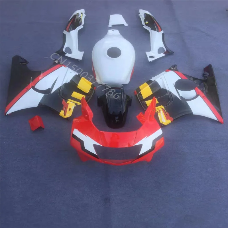 

Комплект обтекателей для HONDA CBR600F3 97 98 CBR600 F3 CBR 600F3 1997 1998 CBR600F3 97- 98, белые, красные, желтые, черные Обтекатели для мотоциклов