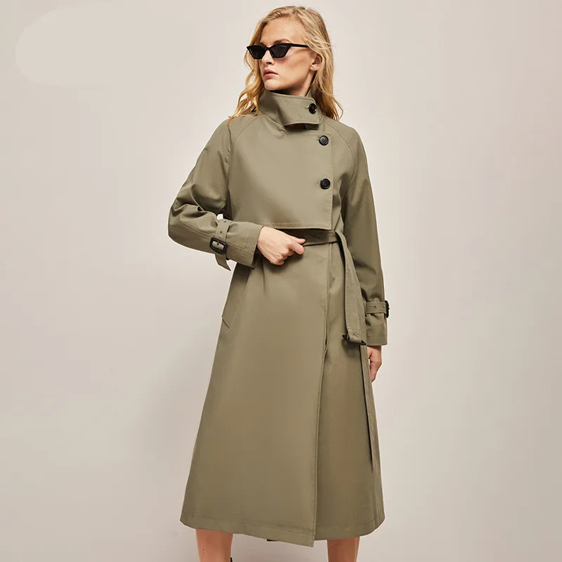 New Arrival Trench Coat for Women Fashion Design Trench Coat New Autumn Winter Coat Women Casual Outdoor Coats and Jackets Women