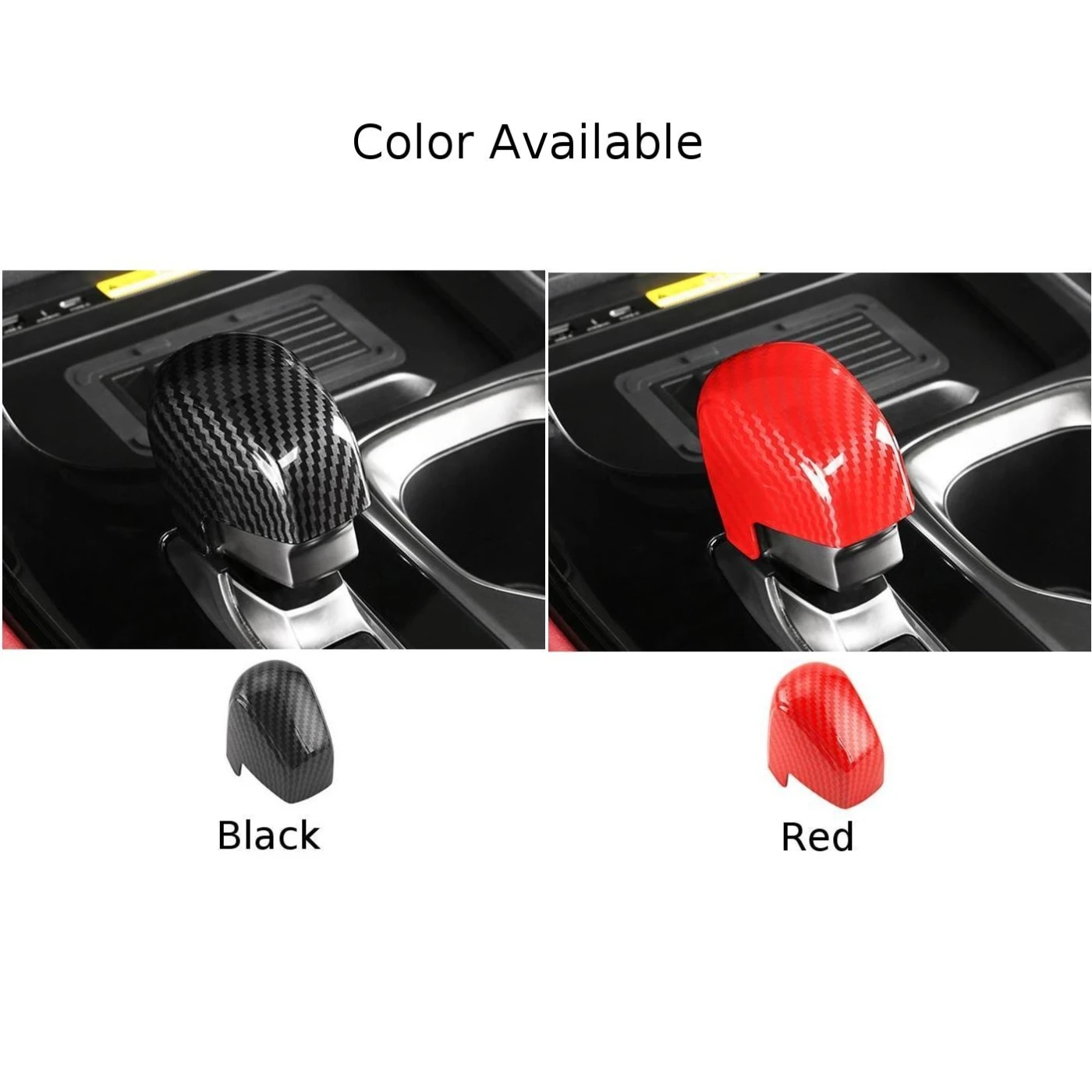 

ABS Carbon Fiber Pattern Gear Shift Knob Trim Durable And Reliable Interior Shift Knob Trim For Lexus RX350 500h 2023-2024