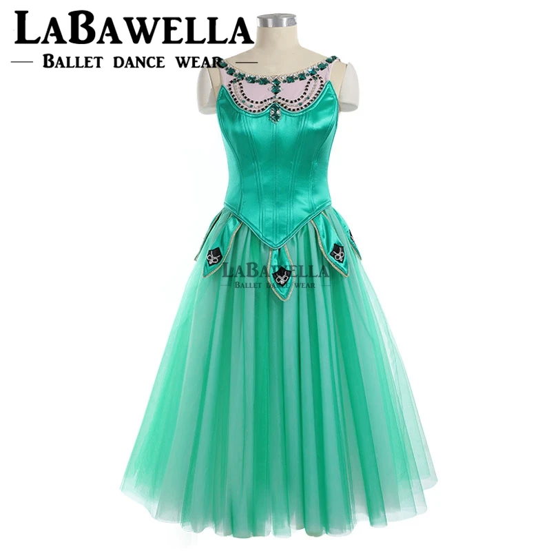 

professional Emerald variation professional stage costumes ballet dress tutu for girls BT3031