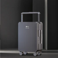 2020 suitcase with ride with tsa lock and wide trolley pc printed logo trolley travel luggage