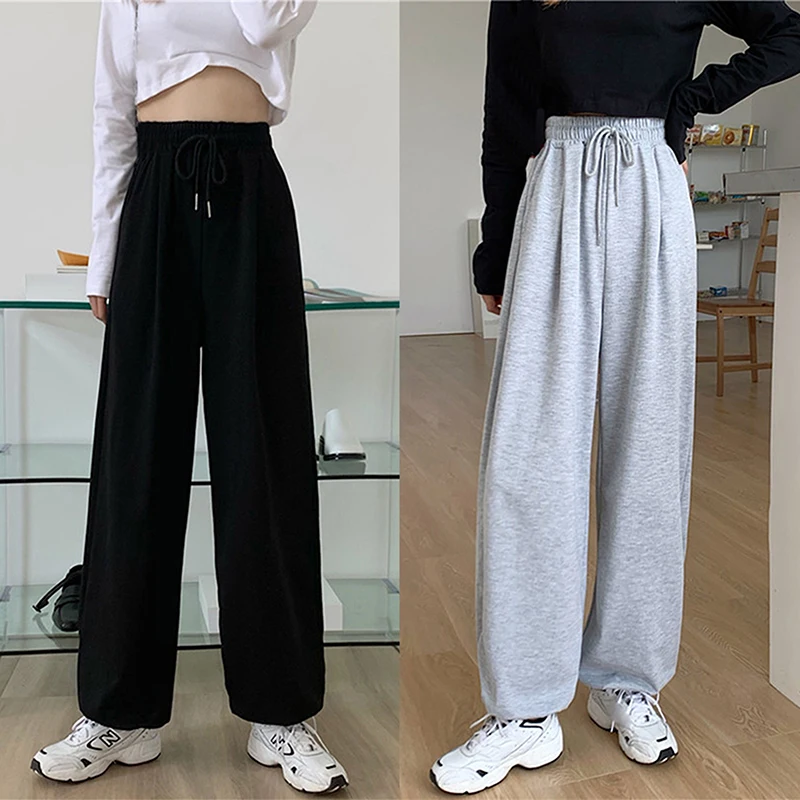 

Gray Sweatpants for Women 2022 Autumn New Baggy Fashion NewSports Pants Balck Trousers Female Joggers Streetwear