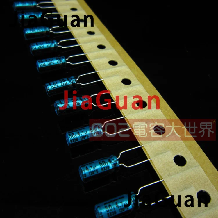 

50PCS NEW RUBYCON 50V4.7UF RX30 50v 4.7uf 5X11MM Electrolytic Capacitor rx30 4.7uF/50V 130 degrees 4.7UF 50V