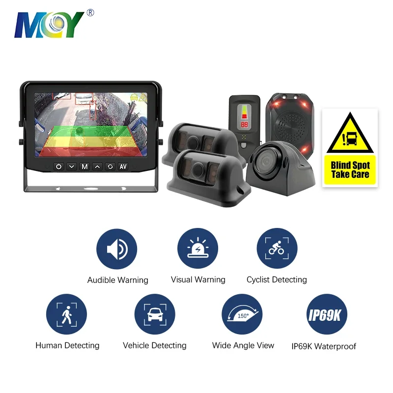 Mcy Full HD комплект слепых зон все в одном Dvs прогрессивная безопасная система