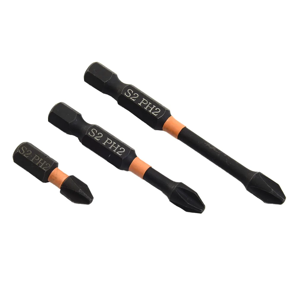 

Drill Bit Screwdriver 1/4\\' Hex 25/50/60mm 3pcs Accessories Electric Impact Kits Magnetic Nutdrivers Attachment