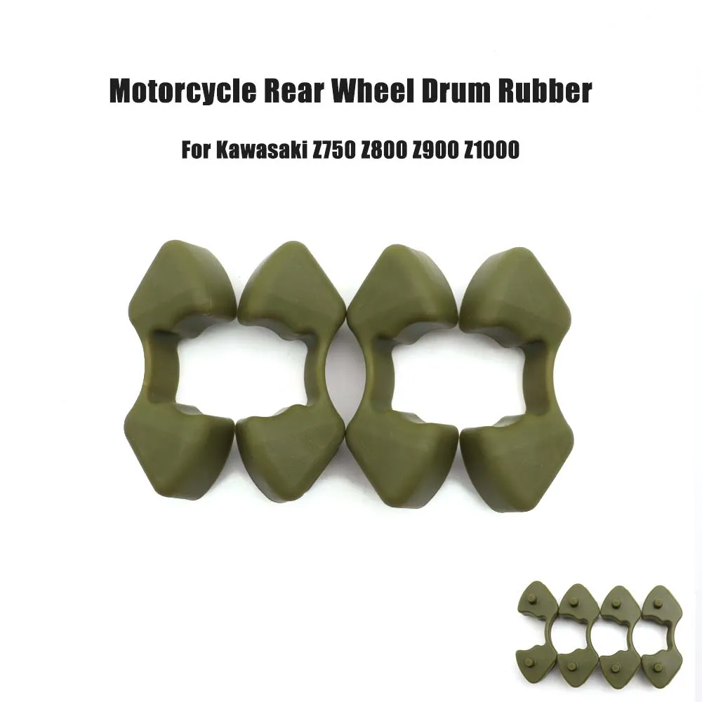 Резиновый буфер для Kawasaki Z750 Z800 Z900 Z1000 Z 750 800 900 1000 4 шт. резиновый бампер заднего